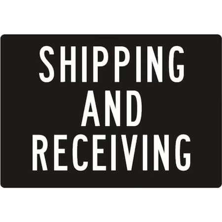 Accuform Safety Sign SHIPPING AND RECEIVING MVHR429VS MVHR429VS